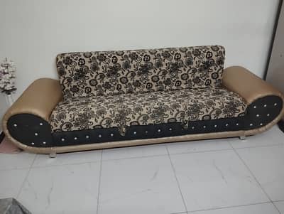 3-Seater Sofa Cum Bed with Storage