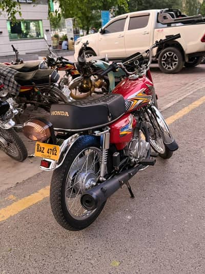 cg 125 2025 model only 7300 driven