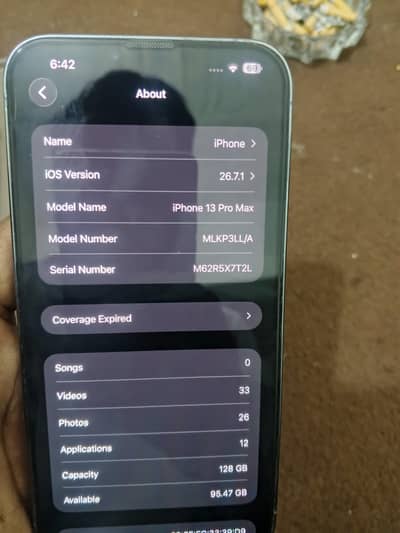iPhone 13 pro max jv 2 month sim working
