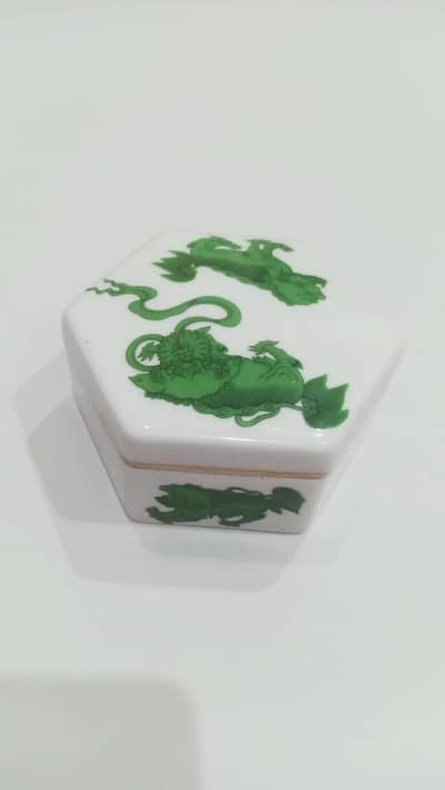 imported Chinese ceramic jewellery box