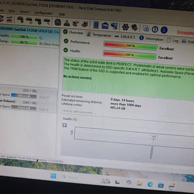 NVME 512 GB Sandisk company