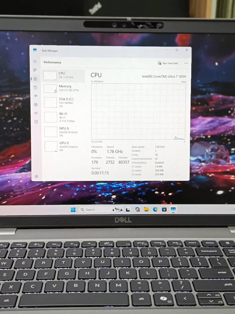 Dell precision 3591     ( Ultra 7 H processor ) 1