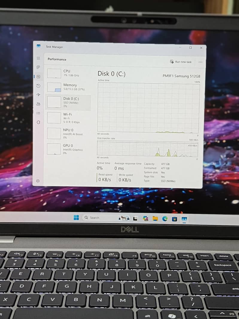 Dell precision 3591     ( Ultra 7 H processor ) 4