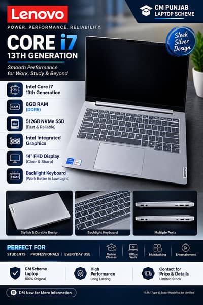 Lenovo Think book pin pack i7 13th gen 8gb DDR 5 | 512gb NVMe
