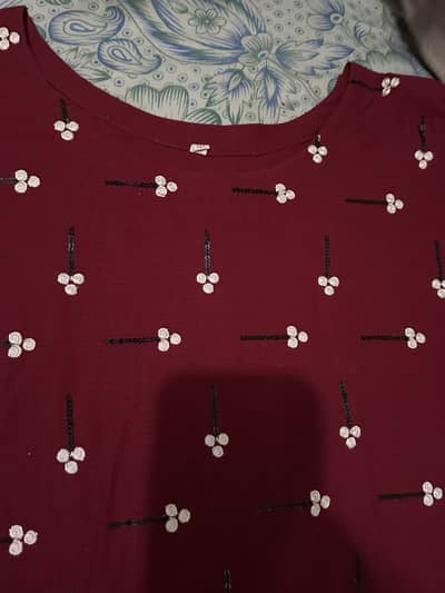 Burgundy colour 2 piece
