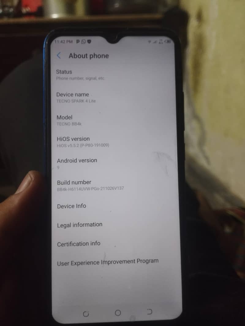 Tecno Spark 4 Lite exchange possible 0