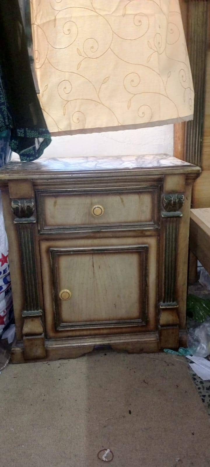 Solid Wooden Double Bed in Good Condition 2