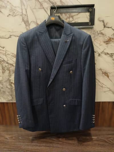 Pent Coat 2pc Charcoal