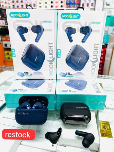 Moonlight Earbuds Bass sound with Full warranty