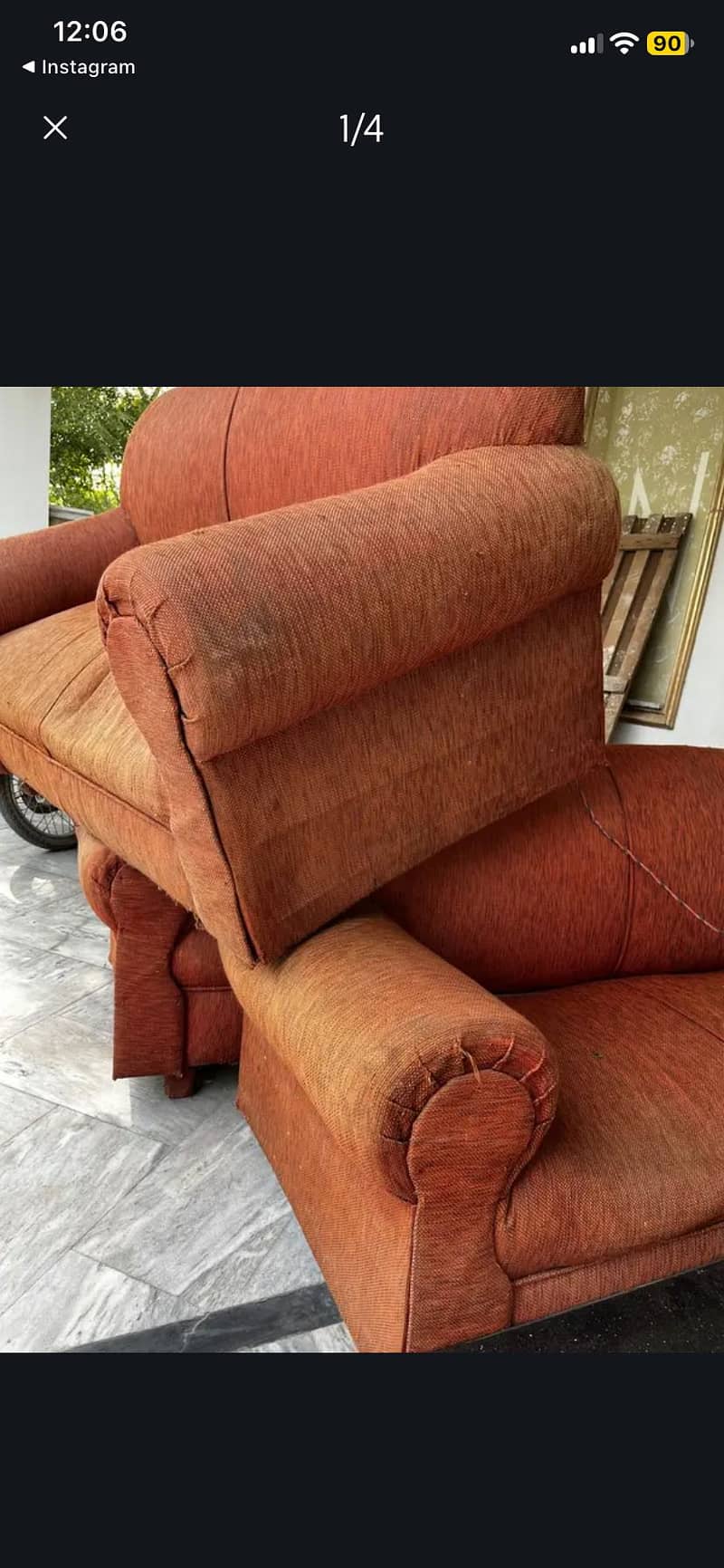 Sofa condition in pics 2