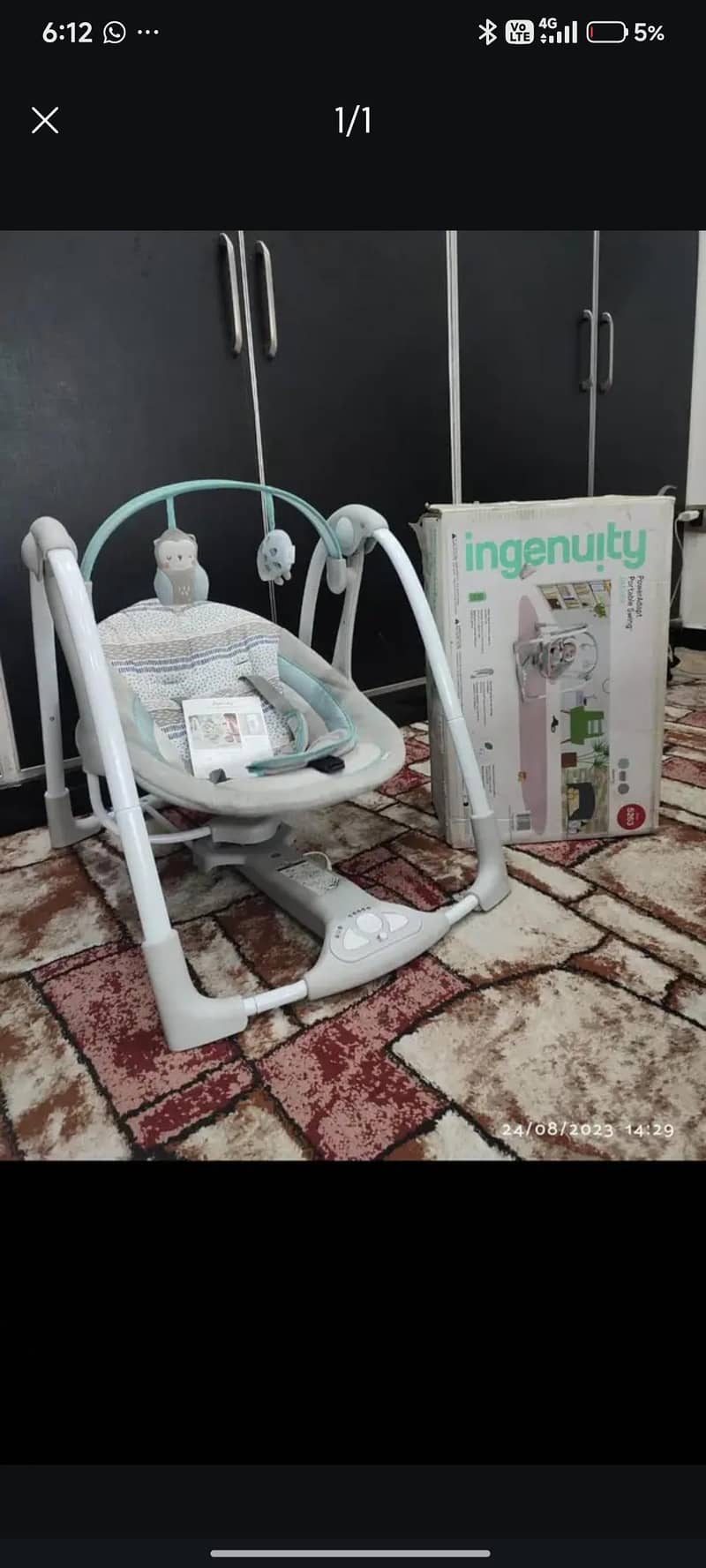 Ingenuity Automatic Baby Swing 0