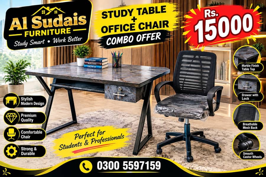 study table, computer table, workstation desk, office table chair sofa 19