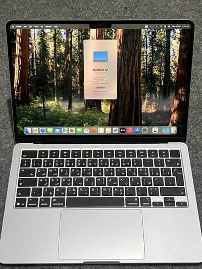 MacBook Air M4 13”16/512 100%health 8cycles only silver color