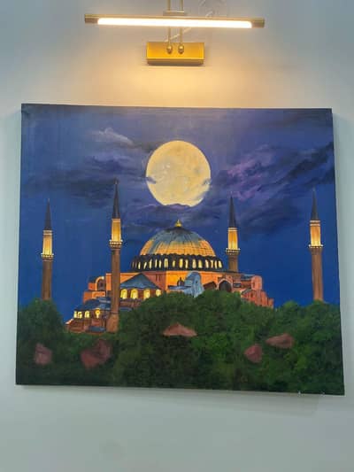 Islamic Painting ,Mosque,Hagia Sophia,Acrylic Painting,Room decor