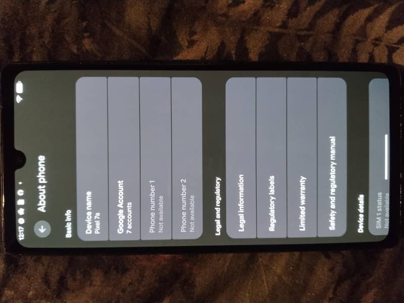 Google Pixel 7a 0