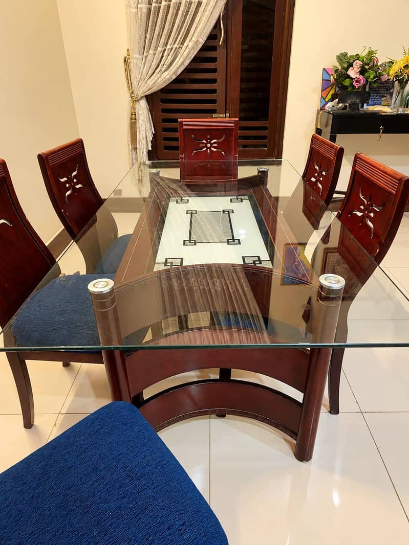 Dining table with 6 chairs 3