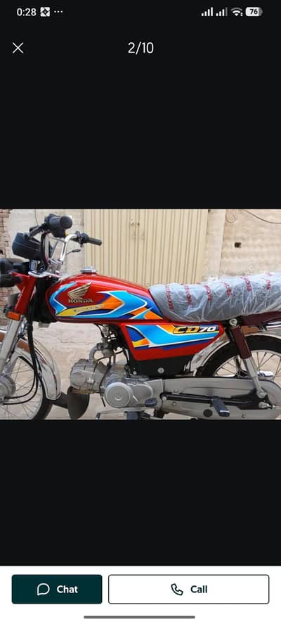 Honda CD 70 10 / 10 condition total genuine