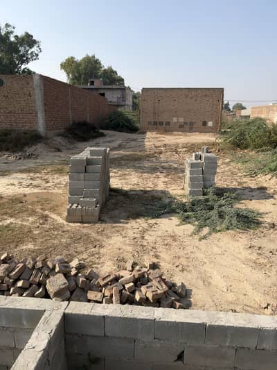 Cement blocks and 550 feet wall 5feet high