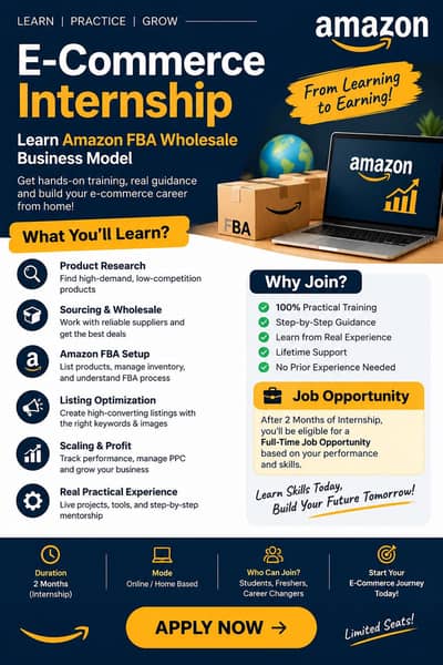 Ecommerce internship