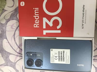 Redmi 13C 6GB 128GB lush condition withbox. official PTA prove