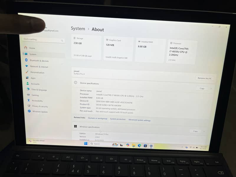 Surface book Pro 4 0