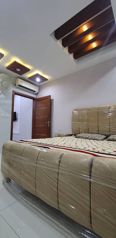 1 bed daily basis laxusry apartment available for rent in bahria town