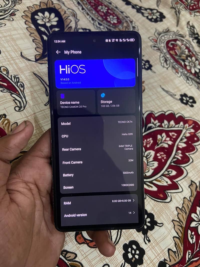 Tecno CAMON 20 Pro 1