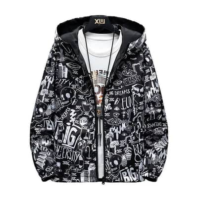 Pakistani Panda Graphic Hoodie White Slim Fit