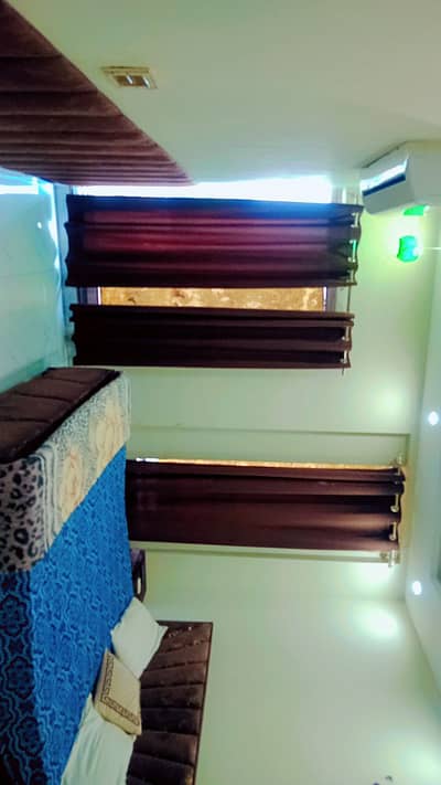 One bedroom bed daily basis laxusry short stay apartment available for rent in bahria town