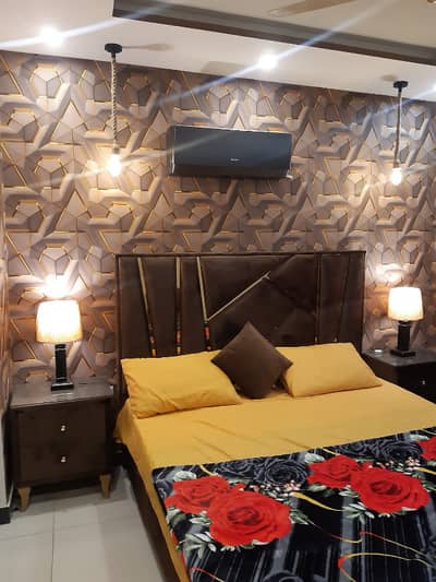 1 bed daily basis laxusry short stay apartment available for rent in bahria town