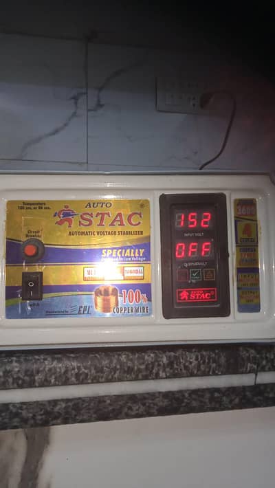 STAC 3600 4 Relay copper stabilizer Ac Fridge