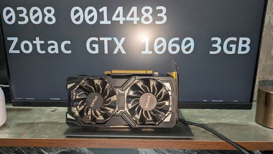 Zotac GTX 1060 3GB GDDR5 Dual Fan