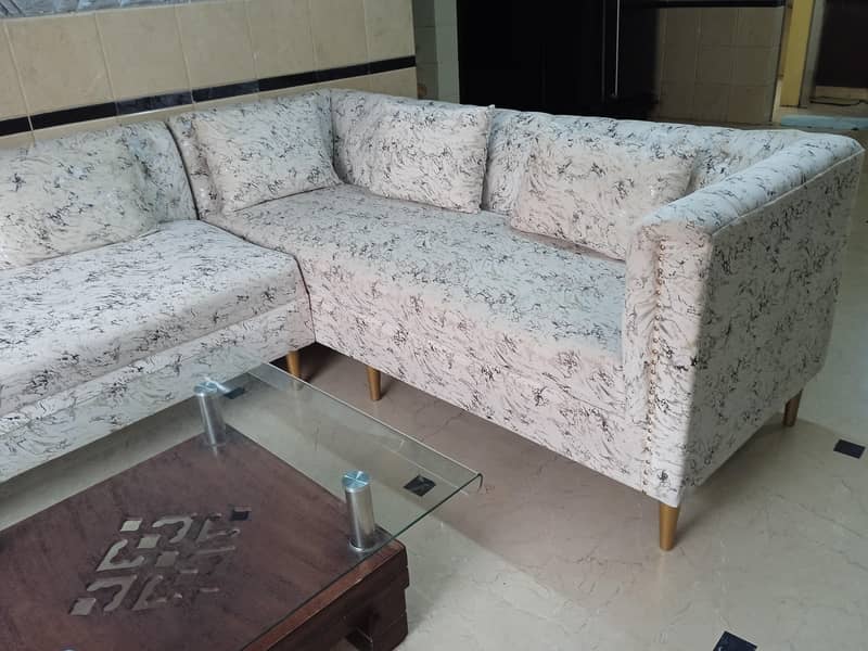 7 Seater (L-shape) Sofa 1