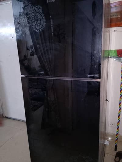 Haier Turbo Cooling Glass Door Fridge
