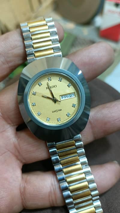 Rado Diastar Quartz Two Tone In Good Condition