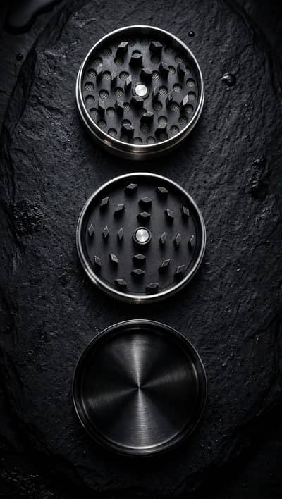 Premium Yin Yang Metal Grinder (3-Piece)