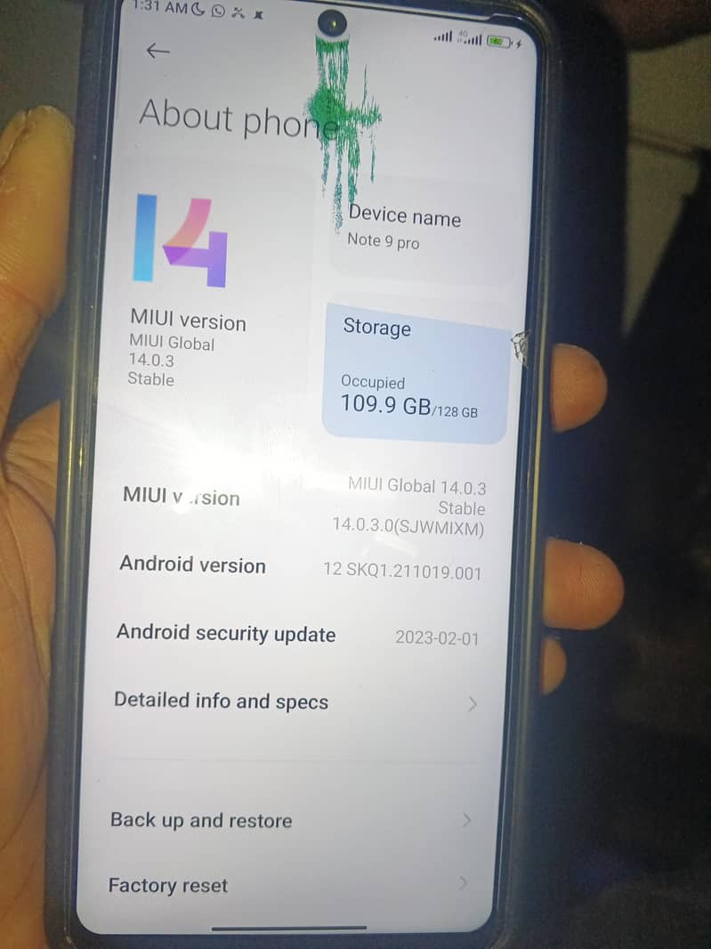 Acer Other Model. redmi note  9 s 1