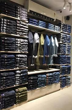 bulk quantity jeans, shirts, t-shirts, etc