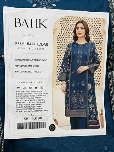 Ladies unstitched 3pcs suits