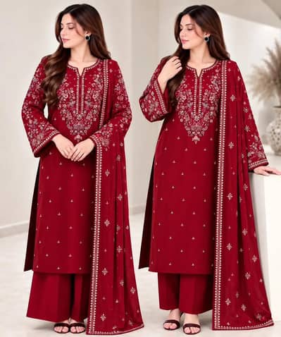 Brand New 3 piece suit for women all over Pakistan