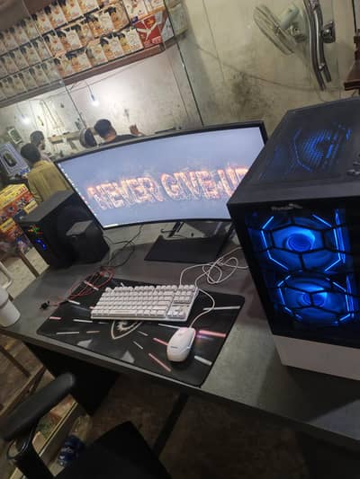 pc and dell screen 36 inch curved display