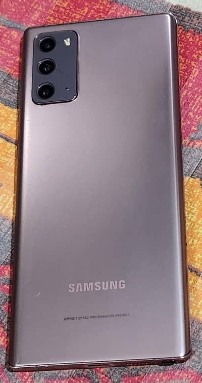 Samsung Note 20 5g 8+8gb 256gb PTA Approved Better than apple oneplus