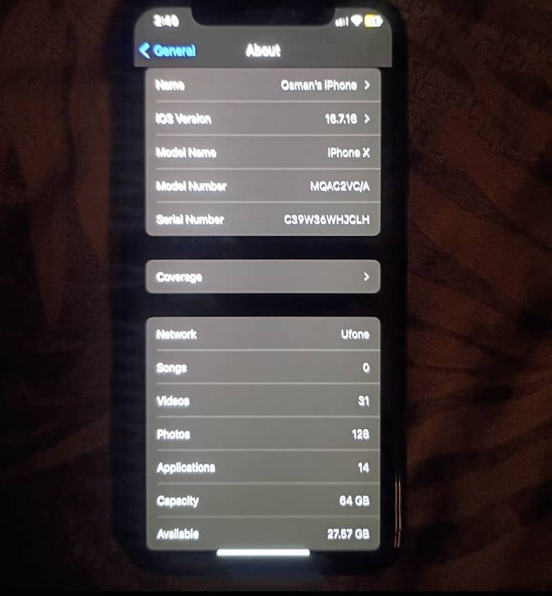 Apple iPhone X 4