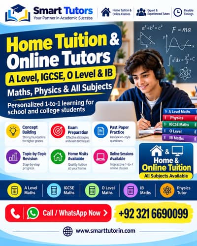 Online & Home Tuition for A Level, IGCSE & IB | Maths, Physics