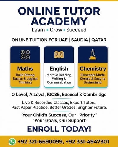 A Level, IGCSE & IB Tuition: Maths, Physics