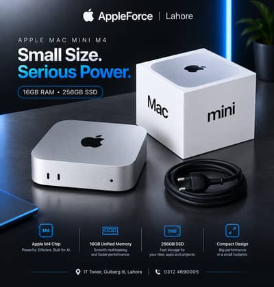 Apple Mac mini M4 with 16GB RAM and 256GB SSD