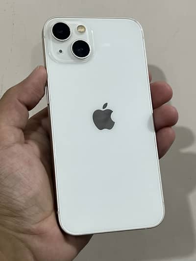 Apple iPhone 13 | White | 256GB PTA | Dual Physical | 90%  Battery