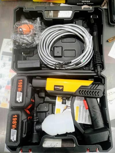 Rechargeable washer with double batteries