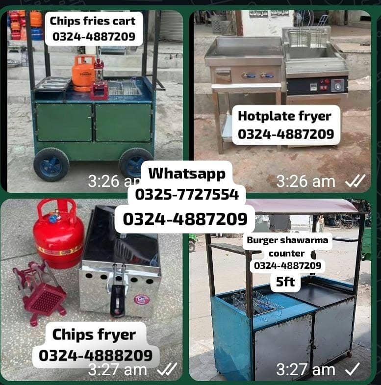 chips burger shawarma fries tea piza hotplate fryer food counter sale 0