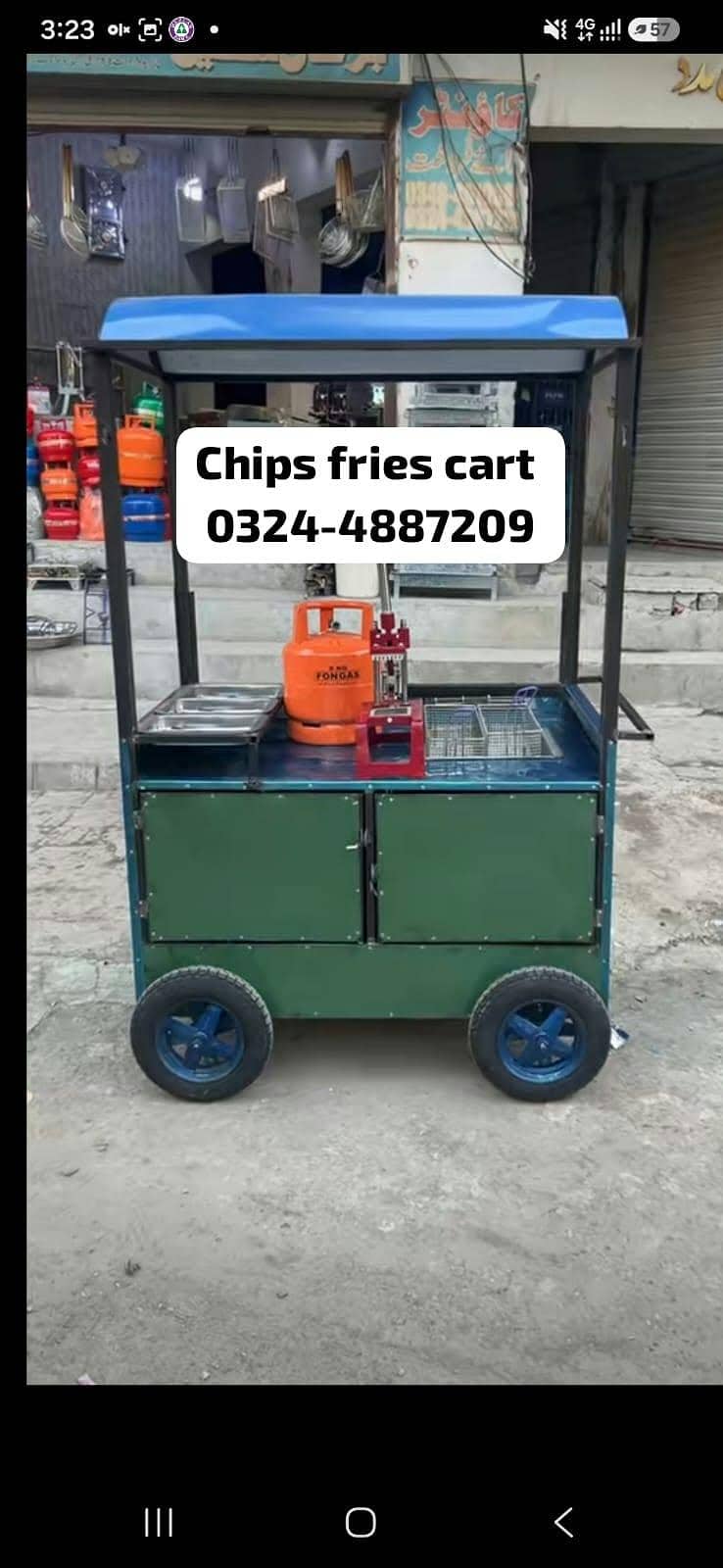 chips burger shawarma fries tea piza hotplate fryer food counter sale 3